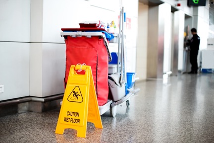 Stocked Janitorial Room